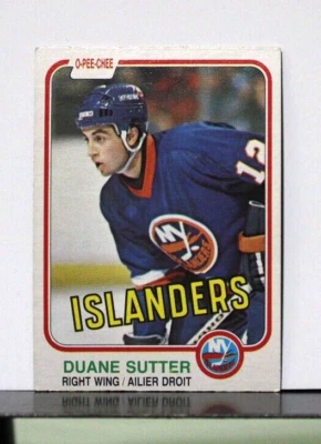 1981-82 O-Pee-Chee #211 Duane Sutter RC - Image 1 of 2