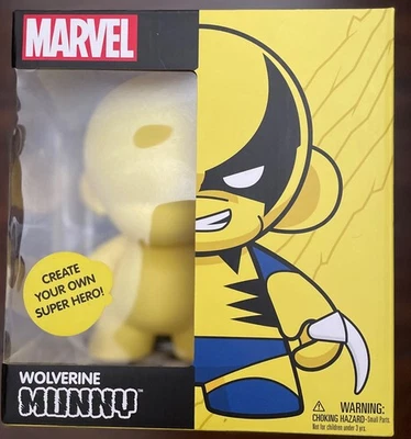 Kidrobot Munnyworld Wolverine Munny Hágalo Usted Mismo Figura Vinilo 7" (Nueva Caja Sellada Sin Abrir) Foto 1 de 4