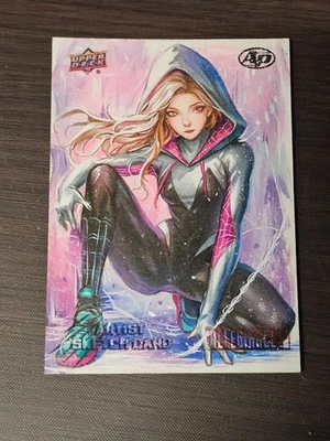 2023 Upper Deck Marvel Allegiance Gwen Stacy Spider-Man 1/1 AP By Thumbtack - Image 1 of 2