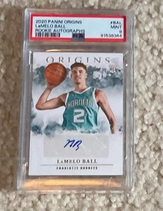 2020-21 Panini Origins Lamelo Ball Rc Auto Psa 9! - Picture 1 of 2