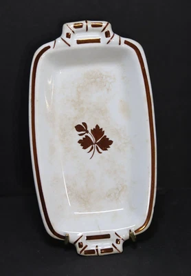 Tea Leaf Royal Ironstone Alfred Meakin Small Platter / Relish Dish Copper Lustre - Image 1 of 4