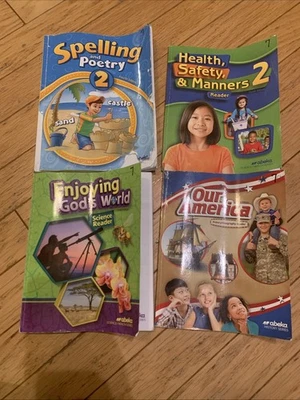 Abeka Grade 2 used  Textbooks Spelling, Science, Health, And History - Image 1 of 4