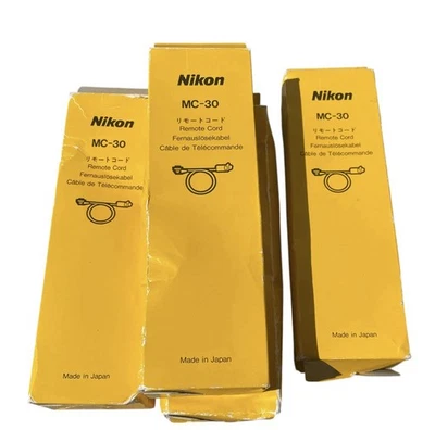 📸 Original OEM Nikon MC-30 Remote Cord Made In Japan $35 W/ Free Shipping 🚀 - Image 1 of 2