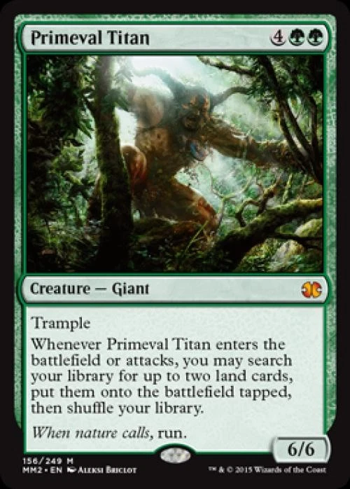 Primeval Titan - Light Play MTG Modern Masters 2015 - Image 1 of 1