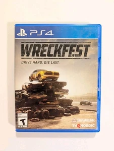 Wreckfest: Drive Hard Die Last (Sony PlayStation 4, 2019) CIB Complete Tested - Picture 1 of 6