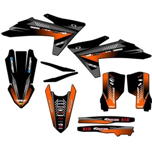 2024-2025 EXC SURGE Negro Senge Kit Gráficos Compatible con KTM - Imagen 1 de 10