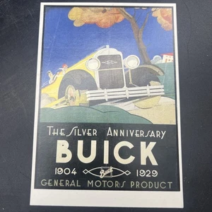 The Silver Anniversary Buick General Motors postcard 1929 Original RARE - Bild 1 von 6
