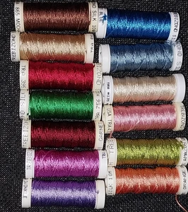 Lot(13) of Trebizond Silk Perle Needlepoint/Cross-stitch/hardanger - Picture 1 of 1