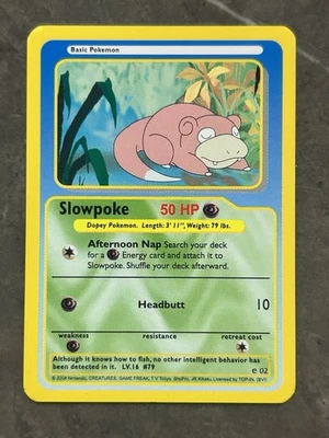 India Pokemon Card By Funskool Slowpoke 2004 - Image 1 of 2