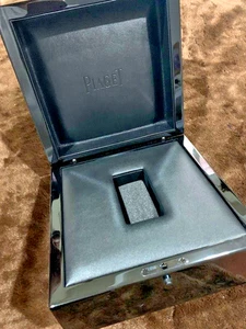 Genuine PIAGET WATCH BOX Wooden Black Box Good Condition New Case 1.3 Kg. - Picture 1 of 21