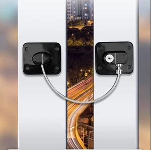 2 Pack Window Safety Locks for UPVC & 4 Window Corner Guards,Refrigerator Lock f - Picture 1 of 11