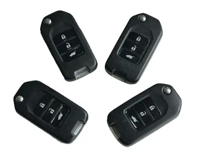 4 x Honda 3 button flip keys HLIK6-3T PCF7961 type 47 chip - Picture 1 of 2