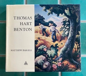 THOMAS HART BENTON Matthew Baigell 1985 oversize HC DJ ex-library American Art - Picture 1 of 23