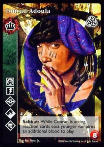 Conrad Adoula [Third set] - VTES card - Imagen 1 de 2