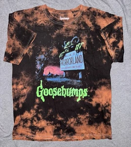 Goosebumps T-Shirt Size Medium Tie Dye Welcome to HorrorLand Retro TT1 - Picture 1 of 4