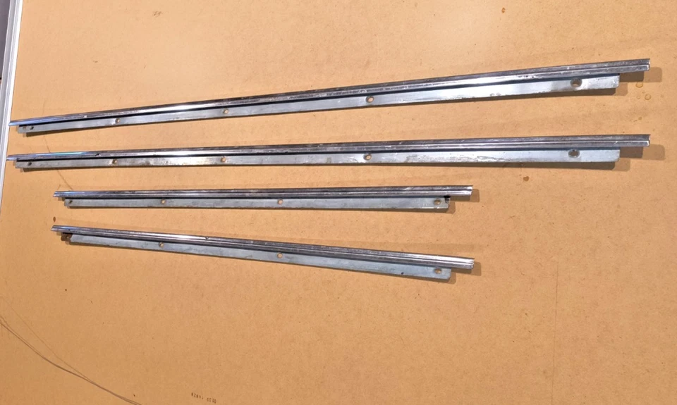 1966 1967 Buick GS Skylark 340 400 2 dr. Hardtop Upper Door Panel Trim Moldings - Image 1 of 2