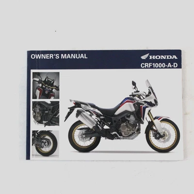 Genuine 2016–2017 Honda CRF1000L Africa Twin English Owner's Manual 32MJP600 - Image 1 of 4