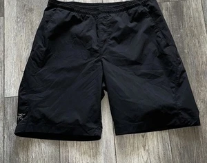 Arc'teryx Aptin Shorts Black Hiking Athletic Stretch 9" Size M Men’s - Picture 1 of 8