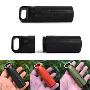 EDC Waterproof Survive Seal box Container Capsule Dry Bottle Case Outdoor 2025 - Picture 1 of 14