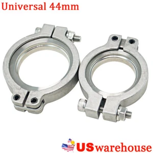 For MV-R 44mm Wastegate 304 Stainless Steel V Band Flange Clamp Installion Kit - Picture 1 of 8