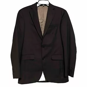 Ted Baker London Endurance 100% Wool Suit Jacket Size 36 Mens 36R Charcoal Black - Picture 1 of 16