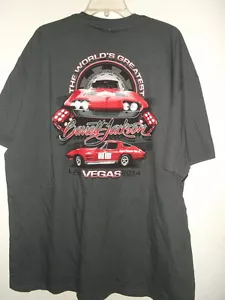 T-SHIRT NUOVA CON ETICHETTE 3XL LAS VEGAS CORVETTE LAS VEGAS 2014 ROSSA VETTE SU GRIGIO T PETTO 56" - Foto 1 di 4