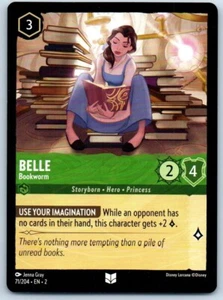 Tarjeta Belle Bookworm 71/204 Disney Lorcana - Imagen 1 de 2