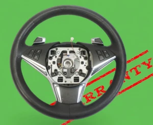 08-10 BMW 645i 650i SPORT heated leather steering wheel with paddle shift heated - Picture 1 of 19