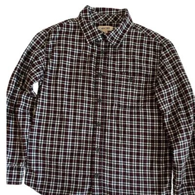 Cherokee Youth Boys Long Sleeve Check Red, Black, & White  Size M/M  - Image 1 of 4