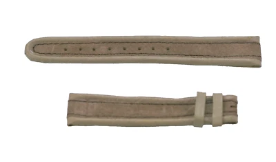 Fossil Unisex Vainilla con Correa de Reloj de Repuesto de Cuero Beige 18mm Foto 1 de 2