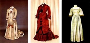3~Postcards GOWNS/DRESSES Of LUCY WEBB HAYES~President's Wife ca1800s Fashion - Picture 1 of 7