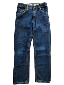 Gymboree Boys Jeans Straight Adjustable Waist Dark Wash Size 8 - Picture 1 of 9
