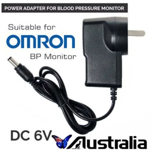 1xPower Adapter Charger for Omron Digital Blood Pressure Monitor Upper arm AC 6V - Picture 1 of 11