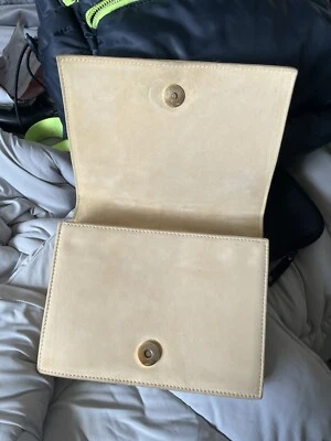 Bolso de mano de cuero gamuza genuino - Bruno Magli Foto 1 de 4