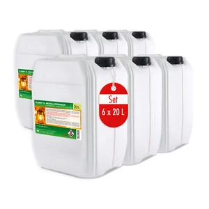 6 x 20 L FLAMBIOL® Heizöl Petroleum Schwefelarm Geruchsarm Petroleumofen 120 L - Bild 1 von 5
