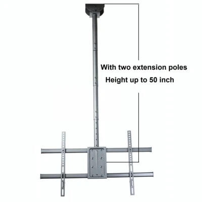 Soporte de montaje en techo para la mayoría de 39" a 70" LED HD 4K TV altura 50" ajustable 1VZ Foto 1 de 4