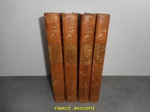 Set Of 4 Books Complete Works Of PJ De Beranger 1834 - Picture 1 of 10
