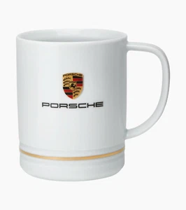 Porsche 356 914 911 912 boxster cayenne factory crest coffee mug NIB 3.75" small - Picture 1 of 1