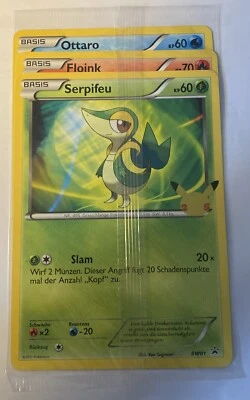 Pokemon Erste Partner Einall XXL Deutsch Serpifeu Ottaro Floink Sealed - Bild 1 von 2