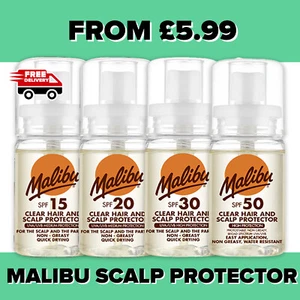 Malibu Scalp Protector Malibu Clear Hair Scalp Protector Spf 15, 20, 30, 50 - Picture 1 of 5