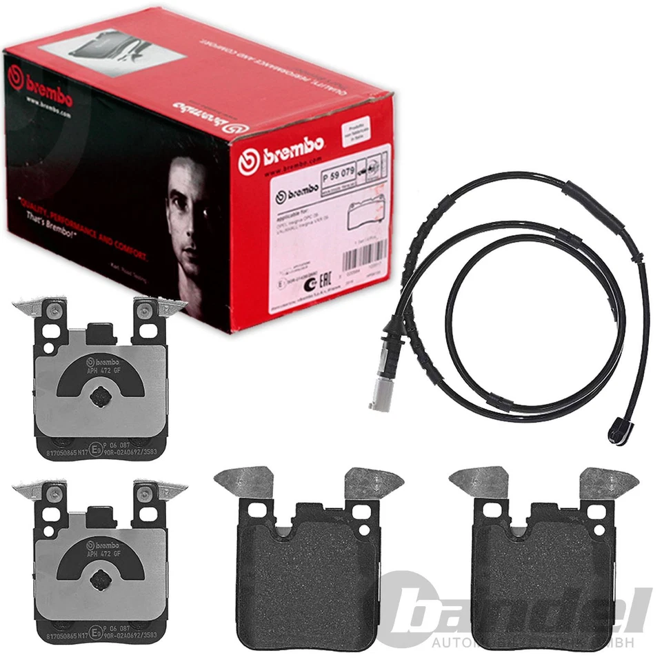 BREMBO BREMSBELAGSATZ HINTEN passend für BMW 1er F20 21 2er F22 3er F30 4er F32 - Bild 1 von 1