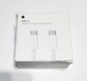NEW Original Apple 240W USB-C Charge Cable 2m 6Ft MYQ23AM/A in Retail Pkg - Photo 1 sur 6