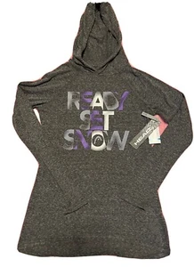 Girls Girl’s HEAD L/S Gray Shirt “Ready Set Snow” Top NEW NWT SIZE XS X-Small - Picture 1 of 5