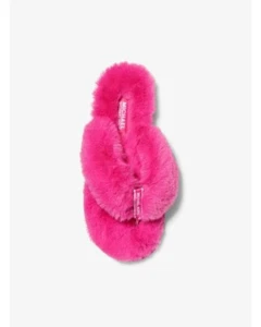 Michael Kors lala slides in fuschia - Picture 1 of 3