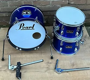 Pearl 12'''/13'' Toms Custom Blue Wrap & G4M 16''x12'' Bassdrum / Mapex Riser - Bild 1 von 24