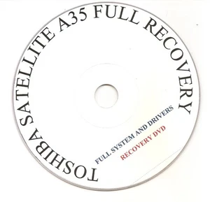 Toshiba Satellite A35 Recovery DVD - Picture 1 of 1