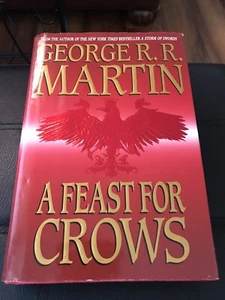 GoT A Feast For Crows George R.R. Martin HC 2005 1ST Edition Rare Binding Error! - Imagen 1 de 12