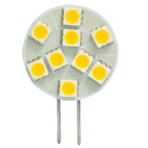 G4 LED COOL WHITE SIDE PIN 9SMD/LED HALOGEN REPLACEMENT      G409S-W - Picture 1 of 2