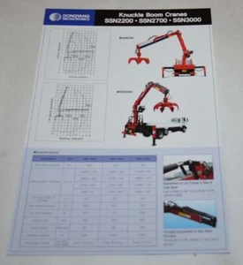 Dongyang Hyundai Knuckle Boom Crane Truck Brochure Prospekt - Picture 1 of 2