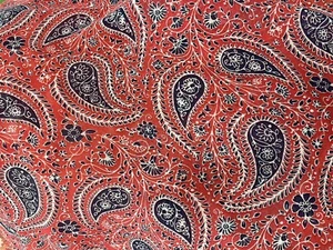 Paisley Printed Chiffon Fabric By The Yard - Picture 1 of 3